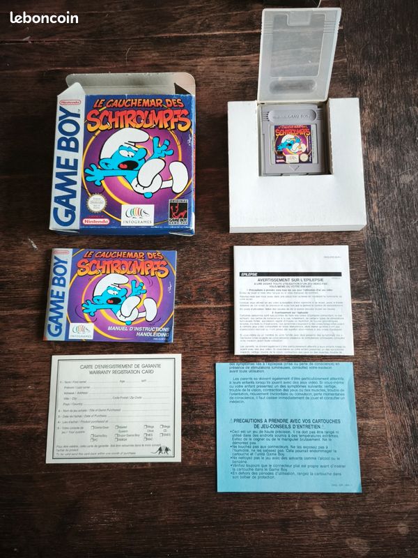 Le cauchemar des schtroumpfs nintendo gameboy (image 1)