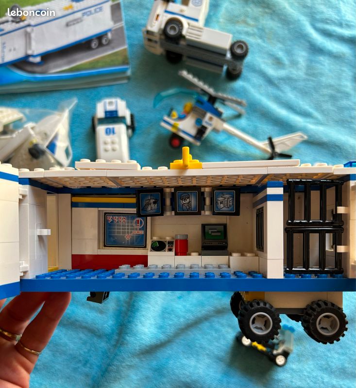 Gros lot de véhicules LEGO City Police + notices TBE (image 5)