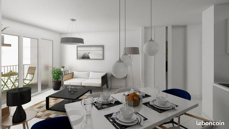 Appartement 3 pièces 69 m²