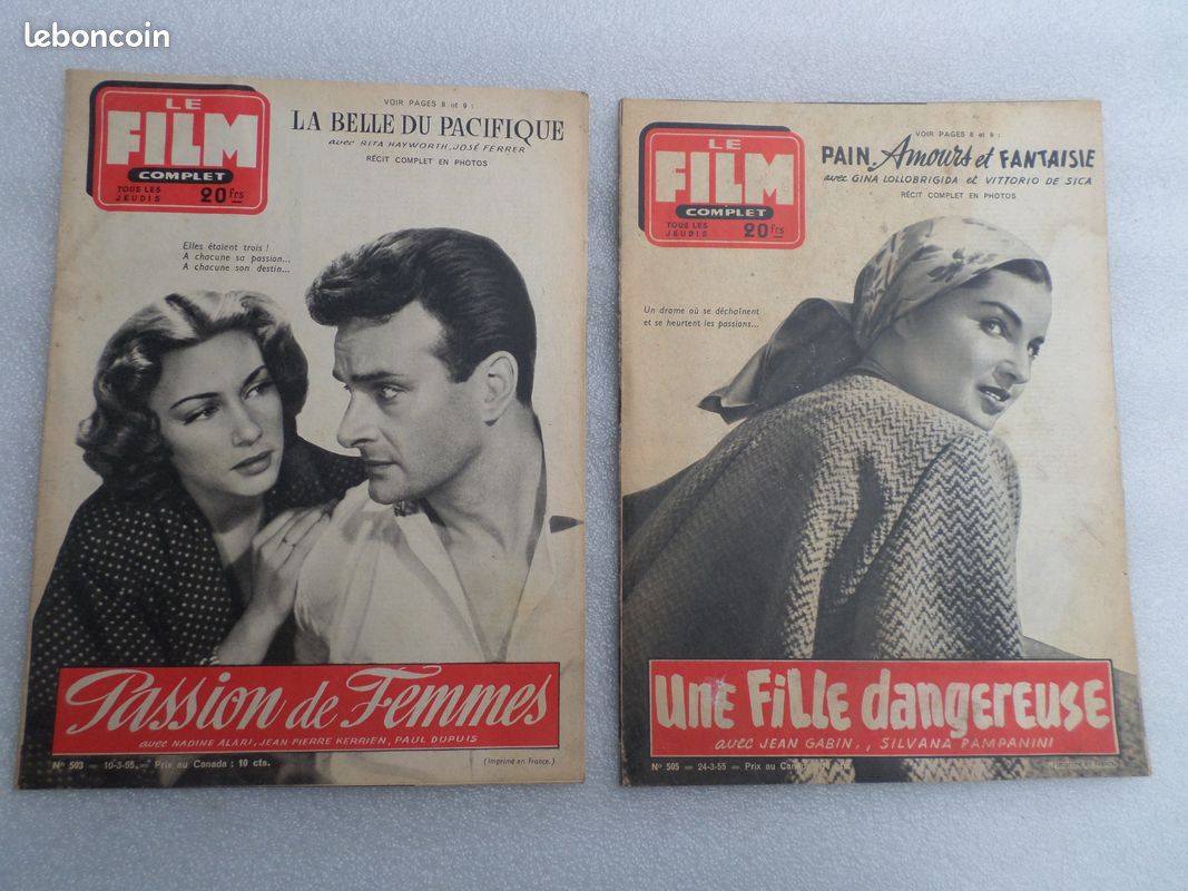 Cinéma : lot revues anciennes "Le Fim complet" (image 11)