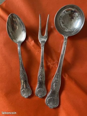 Ancienne Ménagère En Inox 48 Pièces Art Déco Vintage Collection ,couverts