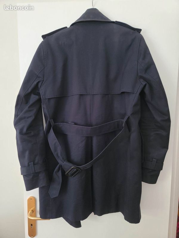 Trench SANDRO taille S - Bleu marine (image 2)