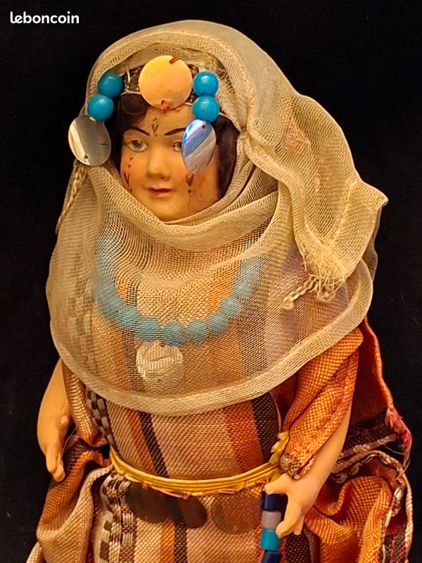 POUPÉE FOLKLORIQUE 1950 Tête CELLULOID SNF PETIT COLLIN - eBay