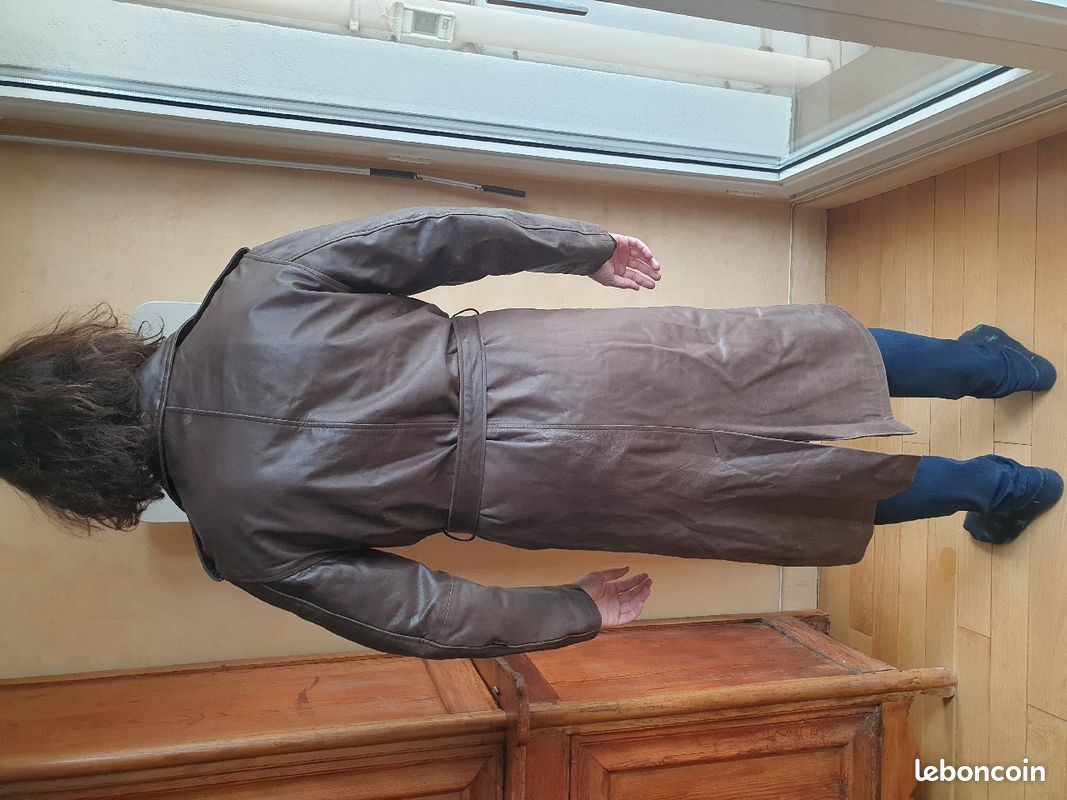 Manteau en cuir d'agneau Alan Gérard (image 9)