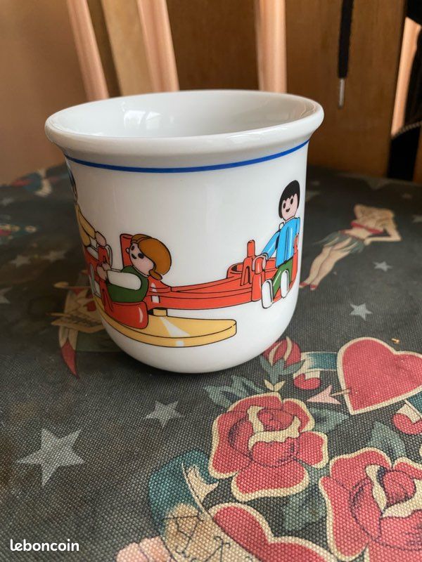 Mug Playmobil Ritter Château - Geobra Brandstätter - Tasse Chevalier Dragon 2006