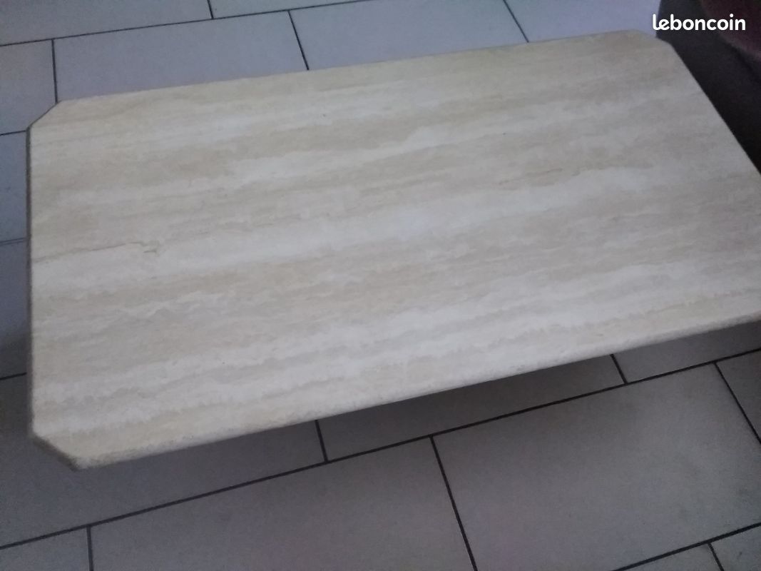 Table basse en travertin (image 1)
