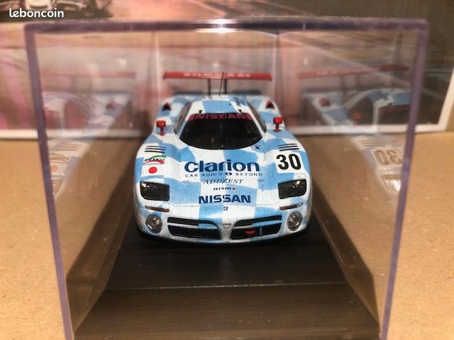 Miniature Kyosho 1/43 Nissan R390 GT1 #31, 6e Aux 24H Du Mans 1998, Bleue, Neuve
