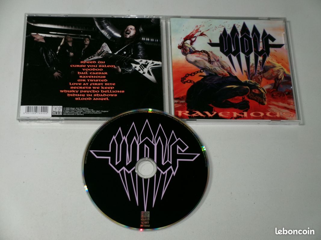 CD Wolf "Ravenous" (heavy métal, 2009) (image 1)