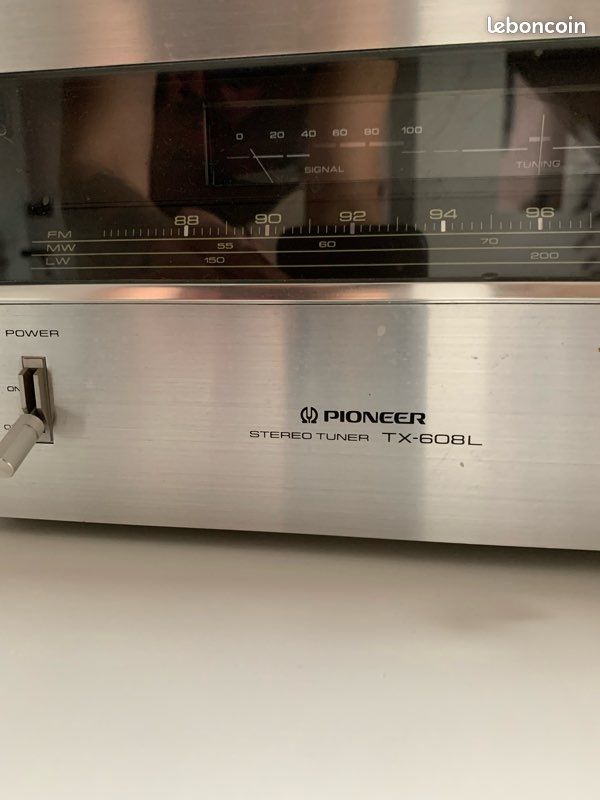 Lot Ampli Pioneer SA-508 Et Tuner TX-608L Blue Line - Vintage HiFi
