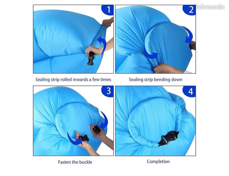 Canapé Gonflable Hamac – Imperméable, Portable, Pour Plage, Jardin, Camping