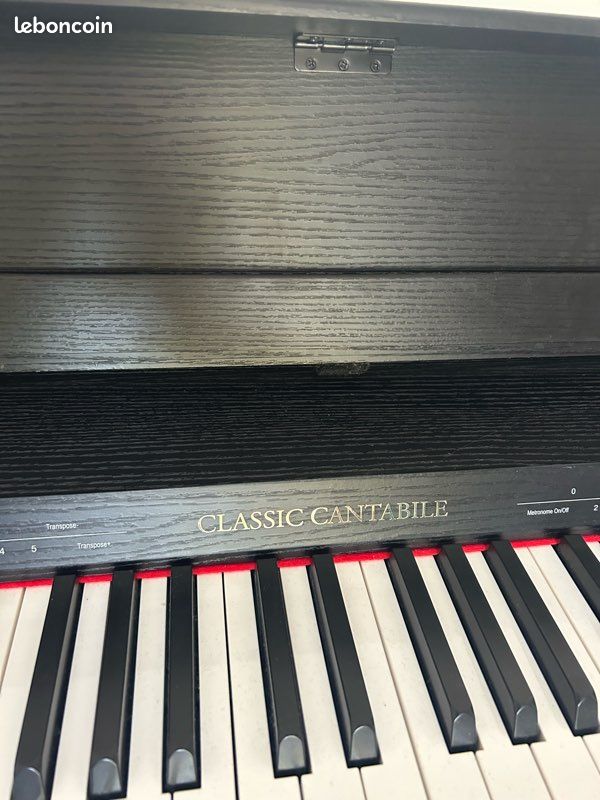 Stand De Clavier Classic Cantabile SET Pro - Support Réglable + Tabouret - Pour Piano Numérique Et Claviers