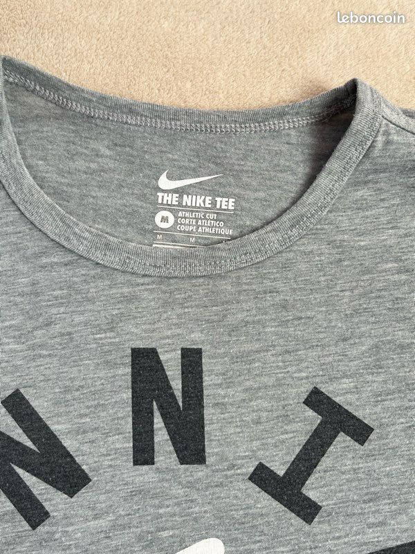 T-shirt gris pour homme | Nike | Taille M (image 3)