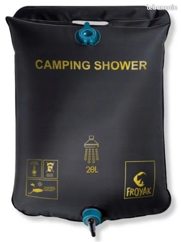 Sac De Douche Solaire - Sac À Eau Portable Léger Pour Sports De Plein