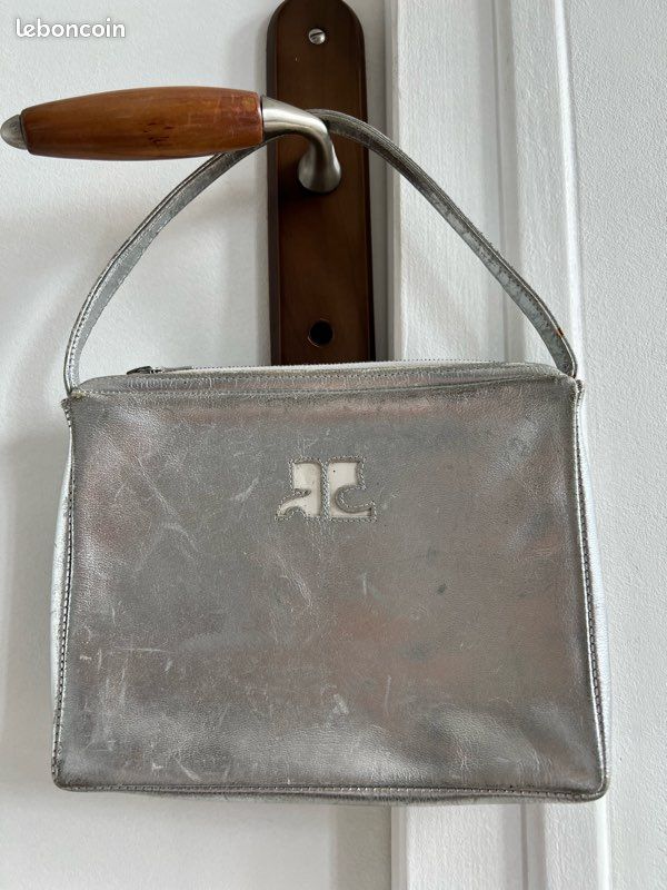 Petit sac Courrèges argenté YK2 (image 1)