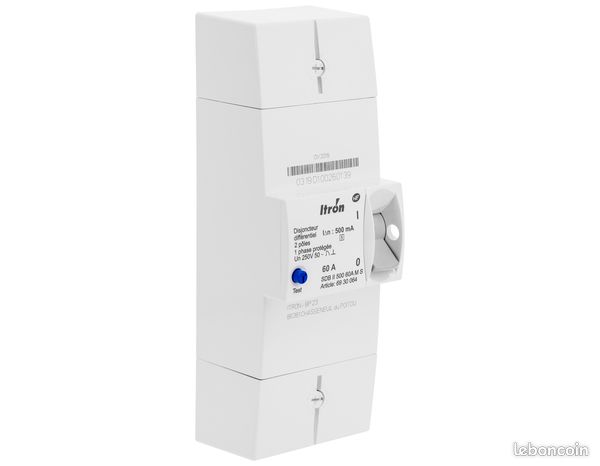 NEUF disjoncteur de branchement Itron 60A 500ma selectif Ytrion (image 2)