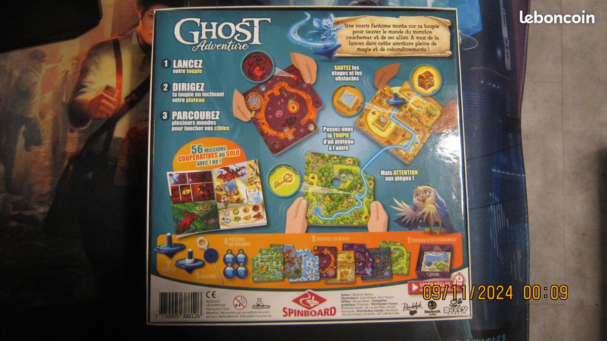 Ghost adventure jeu d'adresse toupies 8ans et + 1 à 4 joueurs 20min (image 2)