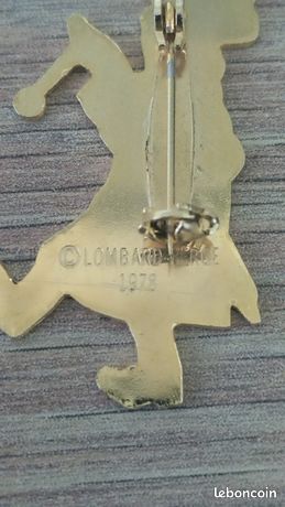 Rare Epingle Tintin Milou pins Badge Lombard Hergé 1978