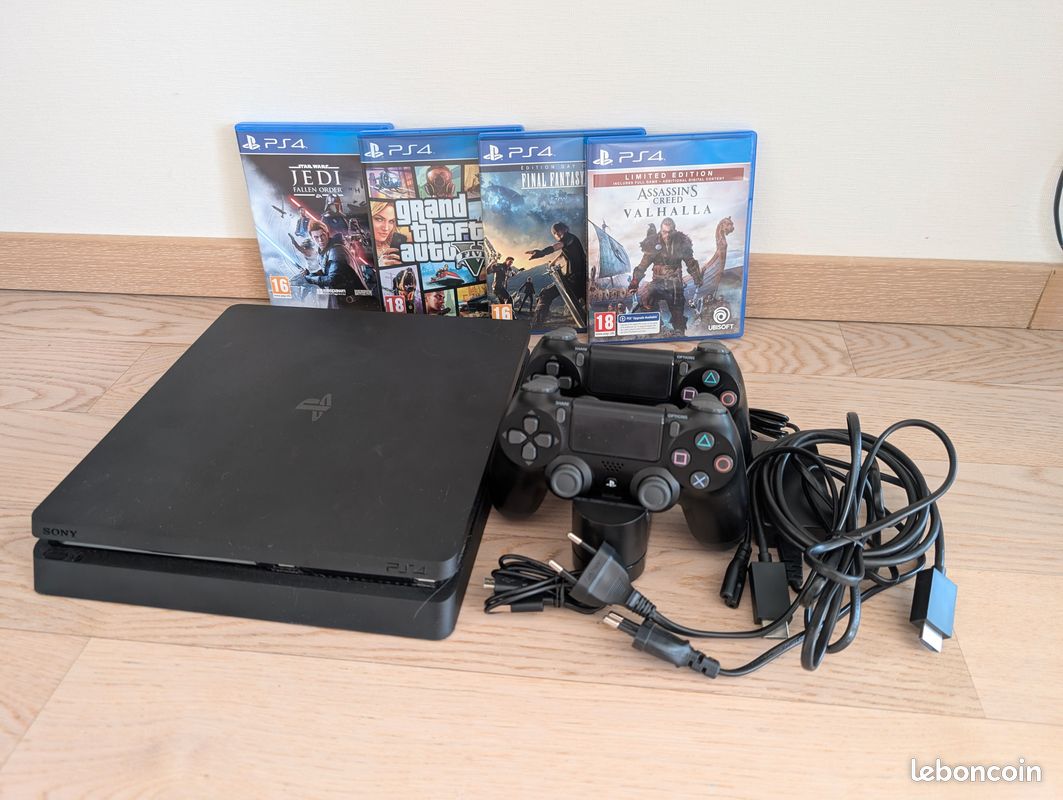PS4 Slim (500 Go) Noir + Destiny 2 + Espace Hulk + Starlink