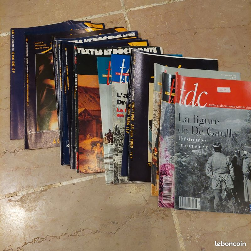 Textes et documents pour la classe TDC anciens (image 1)