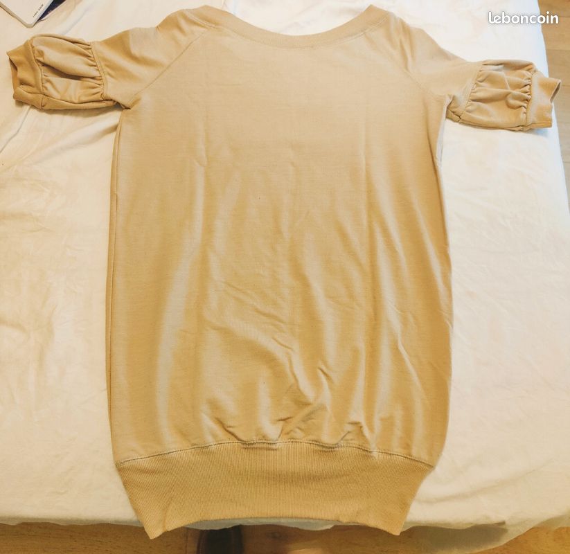 Pull morgan beige avec panthère (image 2)