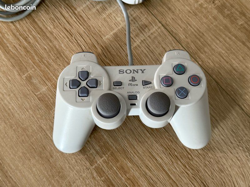 Manette Originale PS One SCPH-110 – Joystick Vintage Pour Console PlayStation – Occasion En Bon état