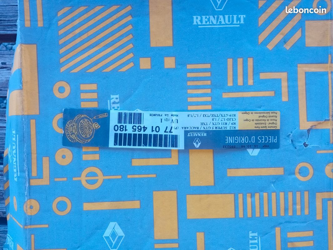 Kit embrayage renault clio r9 r12 r19 (image 2)