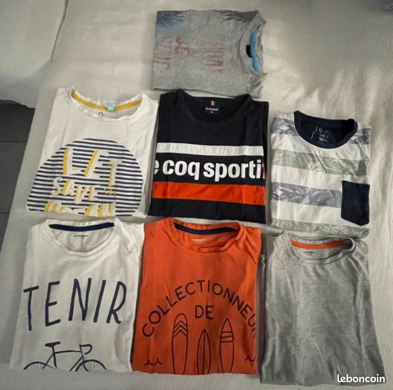 T shirt Coq sportif, Verbaudet, Okaidi, Longboard (image 1)