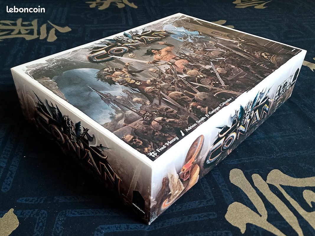 Jeu De Société Conan - Édition GITARA Avec Miniatures Et Tuiles NEUF