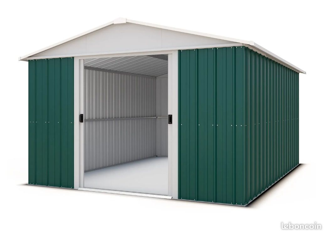 Abri jardin métallique 12,00 m² + kit ancrage (image 3)