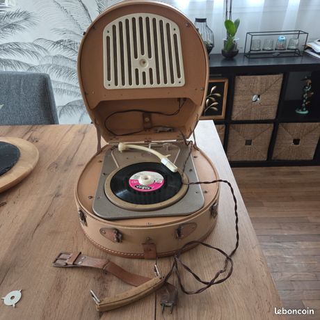 Lot 2 tourne disque vintage Philips Radiola 1956/57 Ra 357/58 - Photo, audio & vidéo