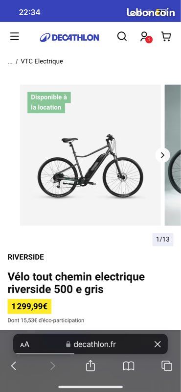 Vélo électrique riverside 500e (image 2)