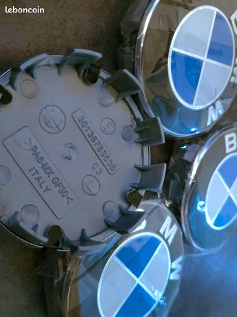 Insigne Enjoliveur De Roue BMW – édition 50ème Anniversaire – Noir, Kit Avant/arrière