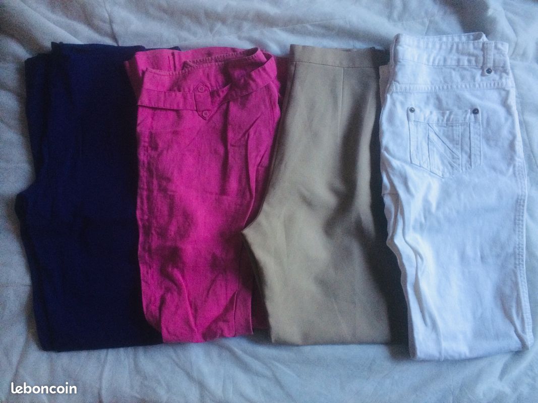 Lot pantalons et pantacourt femme T.36 * joyce (image 2)
