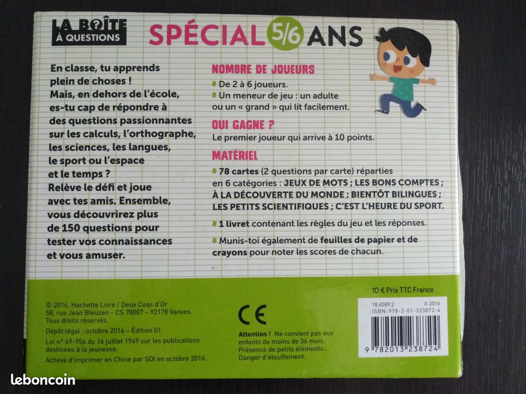 Jeu éducatif "la boîte à questions" spécial 5 - 6 ans (image 2)