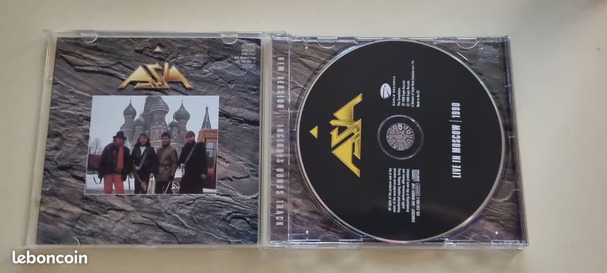 ASIA – Live in Moscow (1990) - CD - Musique
