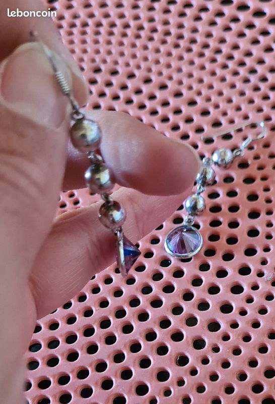 Boucles d'oreilles swarovski (image 3)