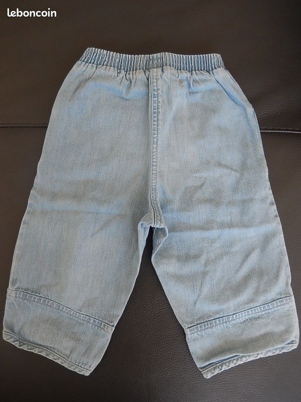 Pantalon en jean / Pantacourt MARESE fille 2 ans (image 2)