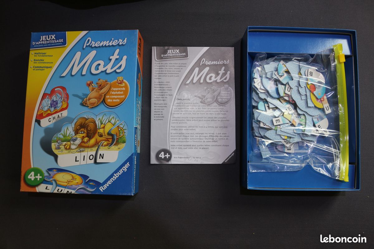 Premiers Mots Ravensburger jeux d'apprentissage puzzle écriture (image 1)