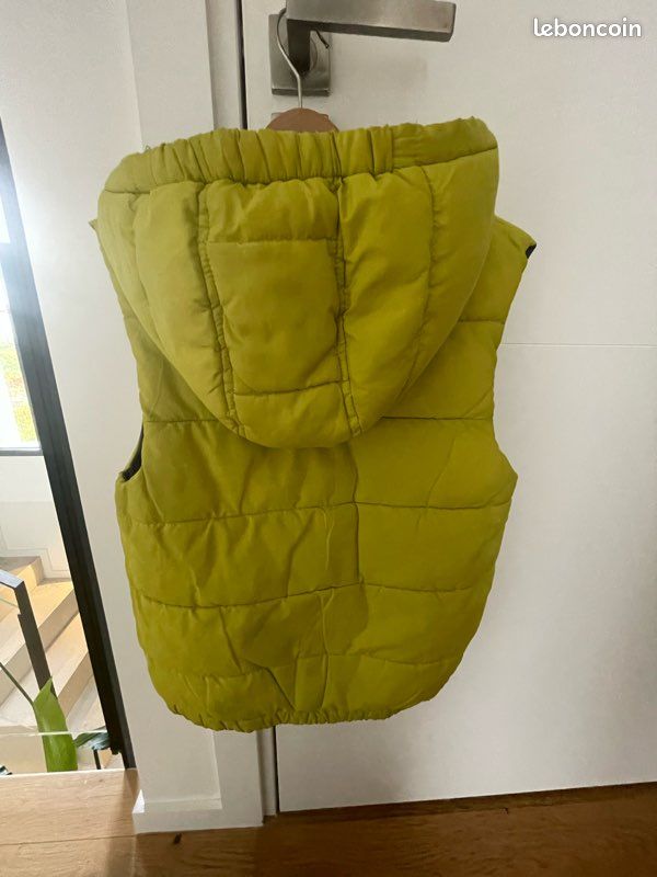 IKKS - 10 ans - Veste à capuche réversible sans manches (image 4)