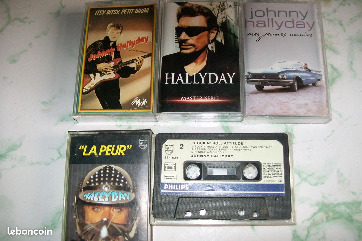 Cassettes audio johnny hallyday (image 1)