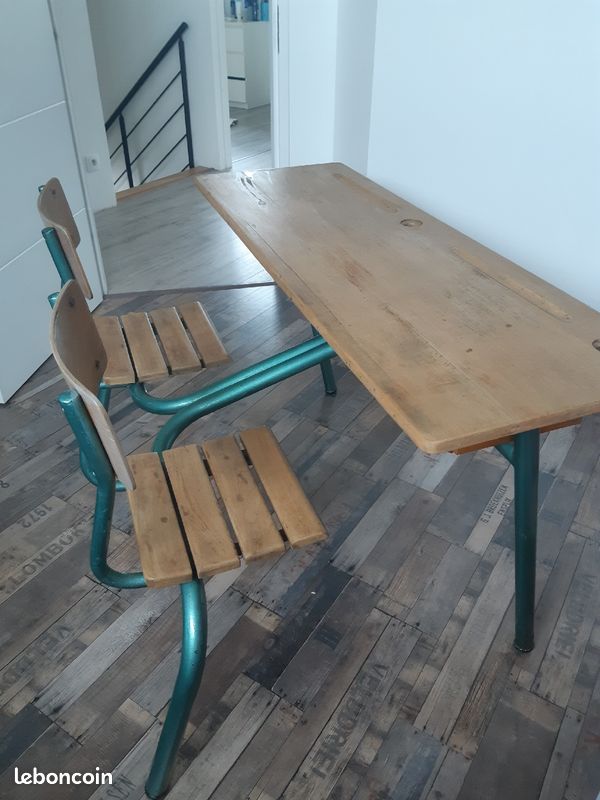 Bureau écolier double (image 2)