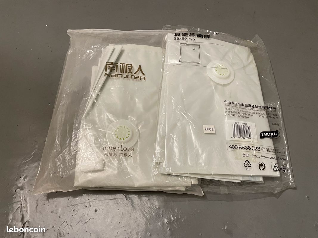 Lot de sacs de rangement sous vide compactor (image 3)