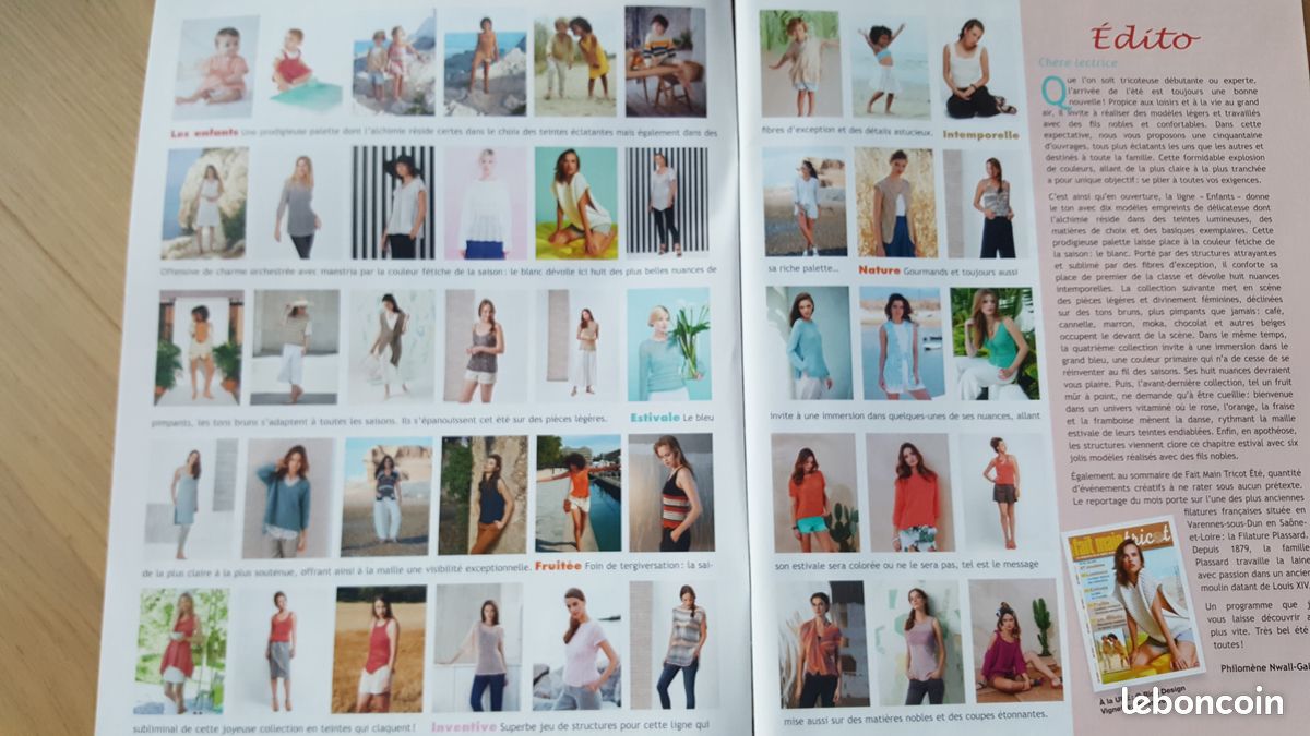 2 magazines fait main tricot printemps/été- neuf (image 5)
