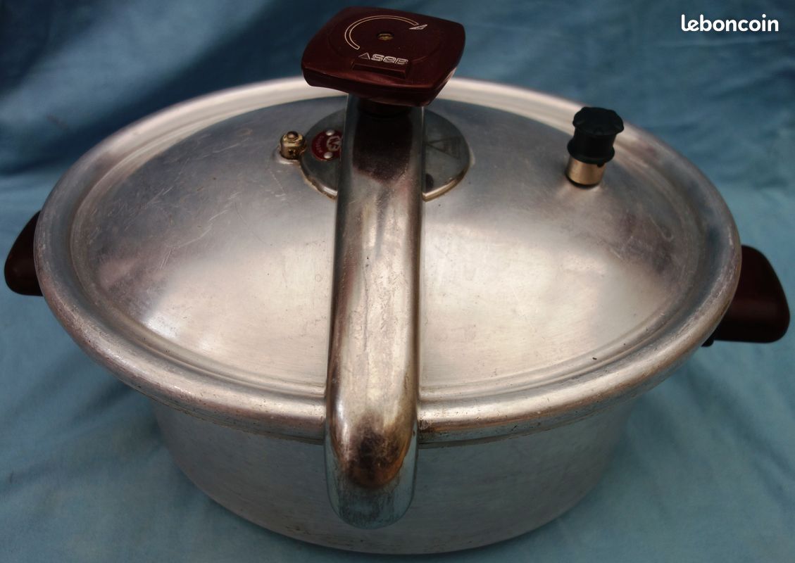Cocotte Minute SEB Ovale 10 litres en Aluminium vintage