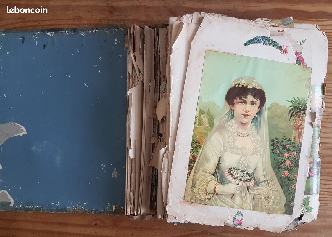 Ancien Album de Chromolithographies Publicitaires XIX Début XX éme (image 2)