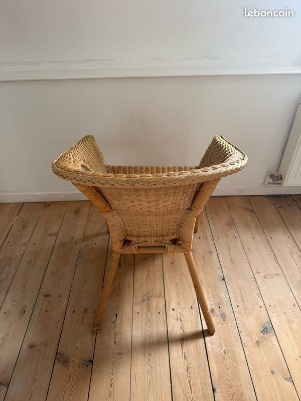 Fauteuil IKEA AGEN en rotin bambou – style vintage (image 3)