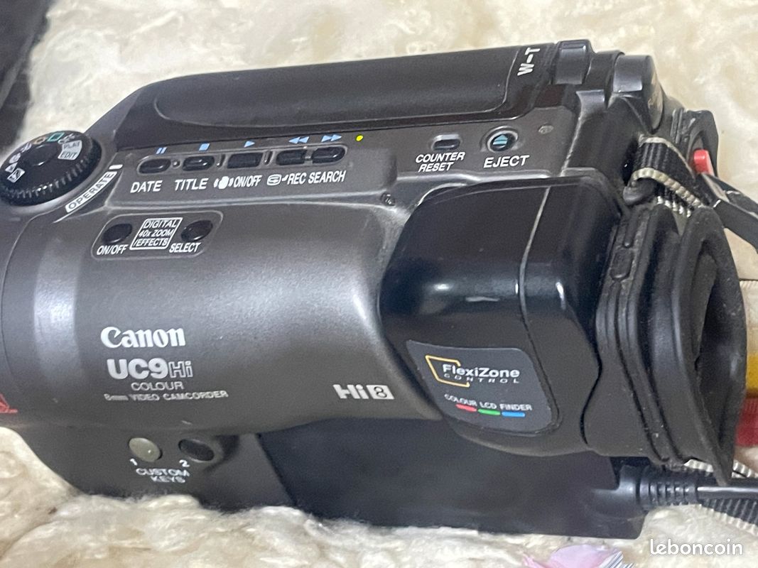 Camescope Hi8 et 8mm canon UC9 Hi testé Photo, audio vidéo