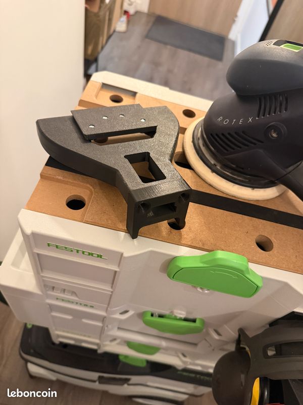 Support Mural Pour Ponceuse Excentrique 150 Mm - Compatible Mirka, Festool, Bosch, Metabo - Fixation Systainer