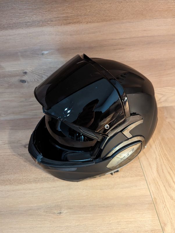Autocollants réfléchissants noirs pour casque moto LS2 Valiant