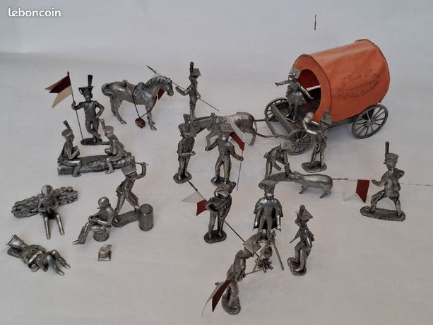 Les étains du Prince 1er Empire Scène issue du Bivouac